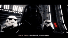 Lego Star Wars Darth Vader GIF - Lego Star Wars Darth Vader Good Work Commander GIFs