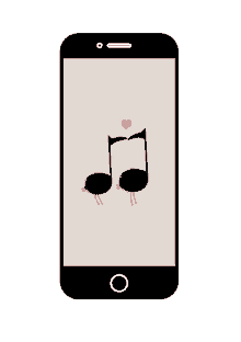 downsign live wallpaper screen saver love song eighth note