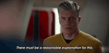 There Must Be A Reasonable Explanation For This Captain Christopher Pike GIF - There Must Be A Reasonable Explanation For This Captain Christopher Pike Anson Mount GIFs