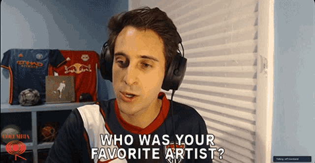 Who Was Your Favorite Artist Jeff Eisenband GIF - Who Was Your Favorite Artist Jeff Eisenband Estv GIFs