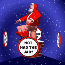 Santa Naughty Santa GIF - Santa Naughty Santa Have You Been Vaccinated GIFs