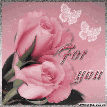 For You Pink Roses GIF - For You Pink Roses Roses GIFs