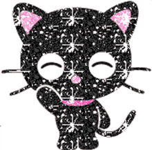 black cat black cat glitter glittery glitter black cat cute black cat