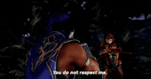 Mortal Kombat Skarlet GIF - Mortal Kombat Skarlet You Do Not Respect Me GIFs