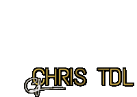 Chris Tdl Revers Sticker - Chris Tdl Revers Signature Stickers