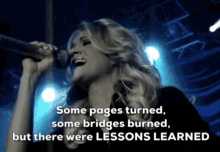 Carrie Underwood Lessons Learned GIF - Carrie Underwood Lessons Learned Some Pages Turned GIFs
