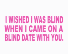 wish blind blind date