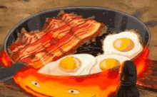 Breakfast Bacon And Eggs GIF - Breakfast Bacon And Eggs Cartoons GIFs