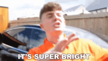Its Super Bright Adam Beales GIF - Its Super Bright Adam Beales Adam B GIFs
