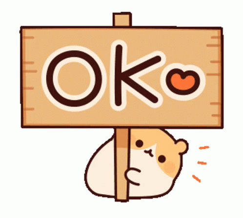 Cartoon okay sticker cartoon okay ok discover share gifs