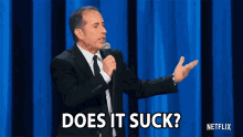 Does It Suck Yes Jerry Seinfeld GIF - Does It Suck Yes Jerry Seinfeld 23hours To Kill GIFs
