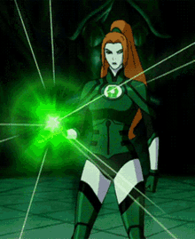 Laira Green Lantern GIF - Laira Green Lantern Power GIFs