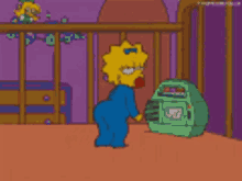 the simpsons maggie simpson baby dancing dance move