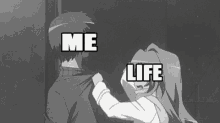 Me Vs Life Life Vs Me GIF - Me Vs Life Life Vs Me Anime GIFs