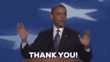 Barack Obama Speech GIF - Barack Obama Speech Thank You GIFs