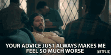 Your Advice Just Always Makes Me Feel So Much Worse John Patrick Amedori GIF - Your Advice Just Always Makes Me Feel So Much Worse John Patrick Amedori Gabe Mitchell GIFs