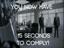 Robocop Comply GIF - Robocop Comply You Now Have15secons To Comply GIFs