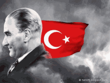 Atatürk Mustafa Kemal GIF - Atatürk Mustafa Kemal Bayrak GIFs