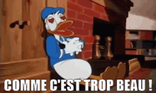 Trop Beau GIF - Donald Duck In Love Heart GIFs