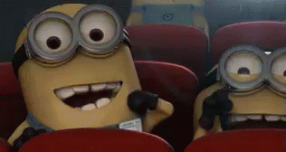 Movie Night GIF - Movie Night Minions Excited - Discover & Share GIFs