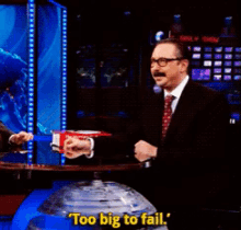 Tbtf GIF - The Daily Show John Hodgeman Too Big To Fail GIFs