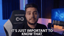 Its Just Important To Know That Remember It GIF - Its Just Important To Know That Remember It Important GIFs
