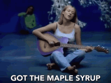 Got The Maple Syrup Playing Guitar GIF - Got The Maple Syrup Maple Syrup Playing Guitar GIFs