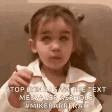 Mike Barreras Stop Lying GIF - Mike Barreras Stop Lying I Saw The Text Messages GIFs