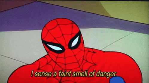 Spider Man Danger GIF - Spider Man Danger Gun GIFs