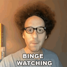 Binge Watching Cameo GIF - Binge Watching Cameo Watching At One Go GIFs