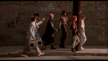 1980s gang walking punks the return of the living dead 1985movie