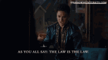 Magnus Arguing With Alec GIF - Magnus Arguing With Alec The Law Is The Law GIFs