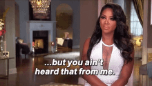 Kenya Moore Did Not Hear That GIF - Kenya Moore Did Not Hear That From Me GIFs