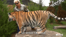 Let Em Run The Jungle Joe Exotic GIF - Let Em Run The Jungle Joe Exotic I Saw A Tiger GIFs
