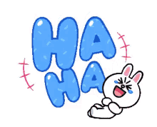 Cony Rabbit GIF - Cony Rabbit Laugh GIFs