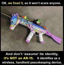 Non Scary Ar15 We Fixed It GIF - Non Scary Ar15 We Fixed It It Wont Scare Anyone GIFs