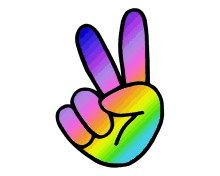 animated animated text cute peace colorful