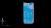 Iphone X GIF - Iphone X Weather App Demonstration GIFs