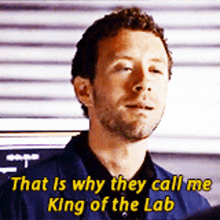 King Of The Lab Bones GIF - King Of The Lab Bones Bones Hodgins GIFs