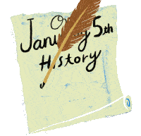 January January5th Sticker - January January5th History Will Be Made Stickers