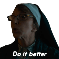 Do It Better Sister Andrea Sticker - Do It Better Sister Andrea Evil Stickers