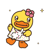 Rubber Duck Sticker - Rubber Duck Lalalalala Stickers