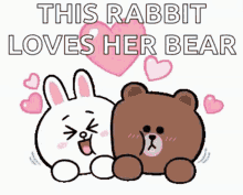 Cony And Brown Bear GIF - Cony And Brown Bear Cute GIFs