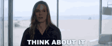 Think About It Hilary Swank GIF - Think About It Hilary Swank Fatale GIFs