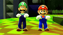 Mario And Luigi Dancing GIF - Nintendo Super Mario Mario GIFs