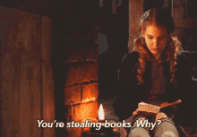 Book Thief GIF - Book Thief Steal GIFs