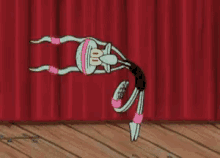Such Grace Squidward Squidward GIF - Spongebob Squarepants Squidward Ballet GIFs