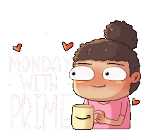 Monday With Prime सोमवारप्राइम Sticker - Monday With Prime सोमवारप्राइम केसात Stickers