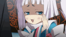Anime Whispering GIF - Anime Whispering Blush GIFs