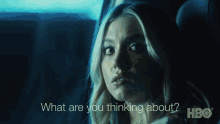 What Are You Thinking About Cassie Howard GIF - What Are You Thinking About Cassie Howard Sydney Sweeney GIFs